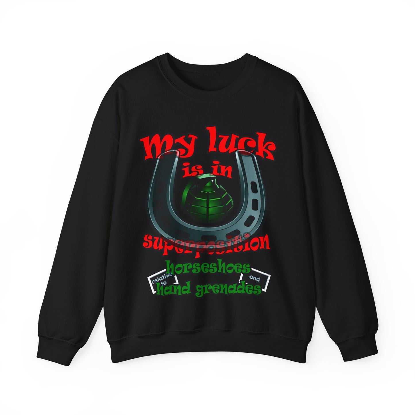 my luck - Unisex Heavy Blend™ Crewneck Sweatshirt