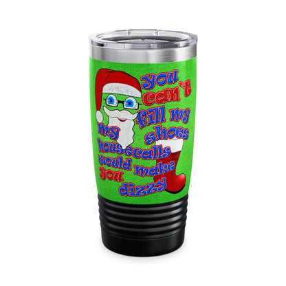 santa's shoes - Ringneck Tumbler, 20oz (green turf)