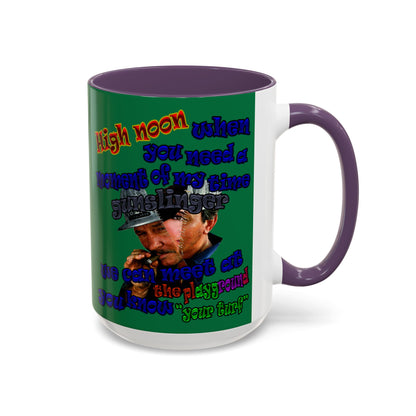 high noon - Accent Mug (dark green)