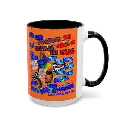 drop the beat - Accent Mug (crusta)