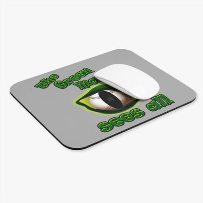 green monster - Mouse Pad (Rectangle) (light grey)
