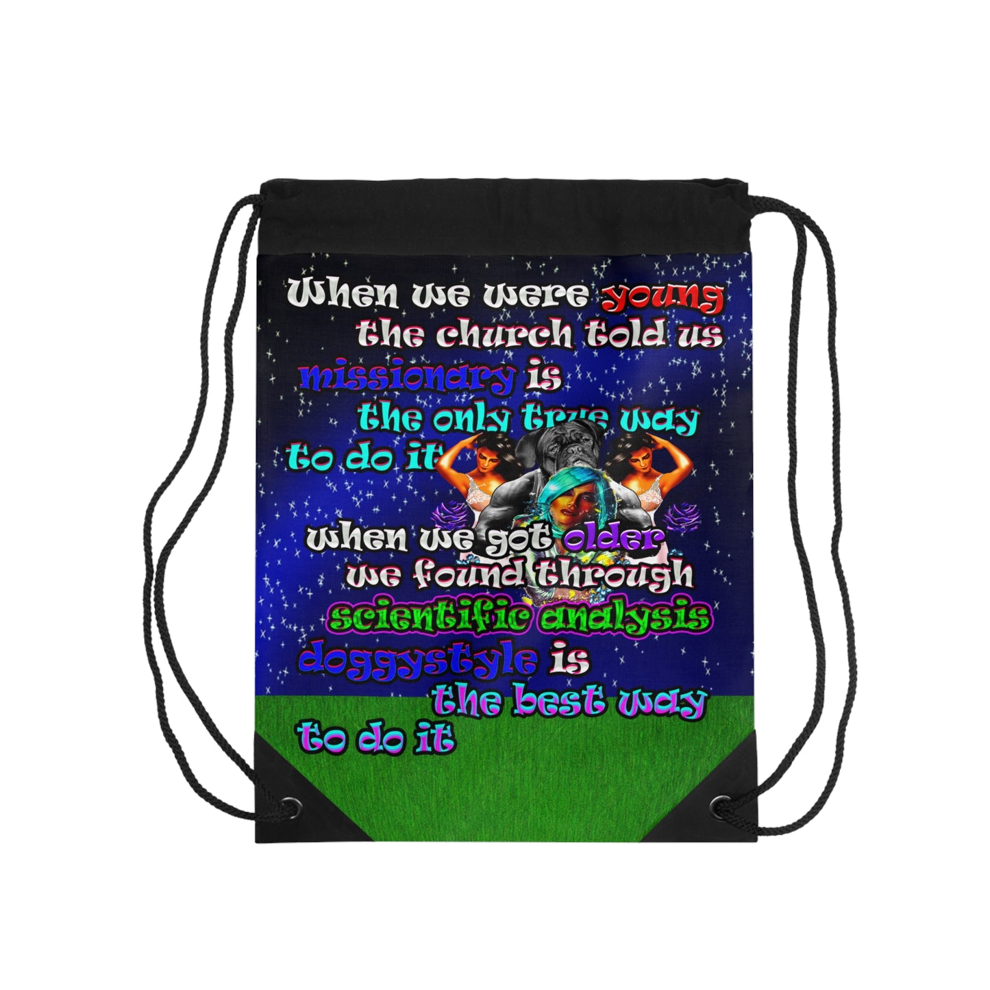 doggystyle - Drawstring Bag ('snoops' background)