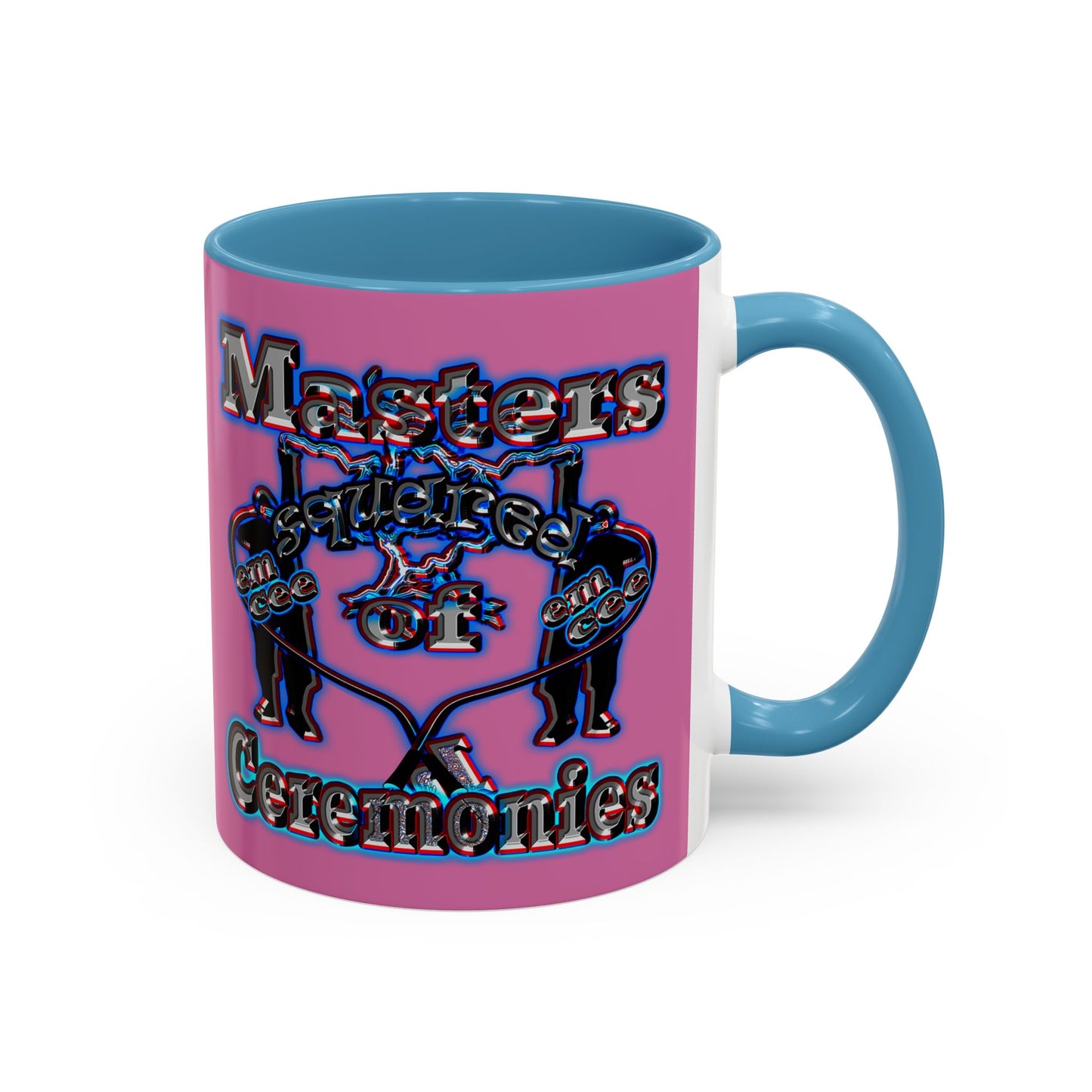 em cee squared - Accent Mug (light pink)