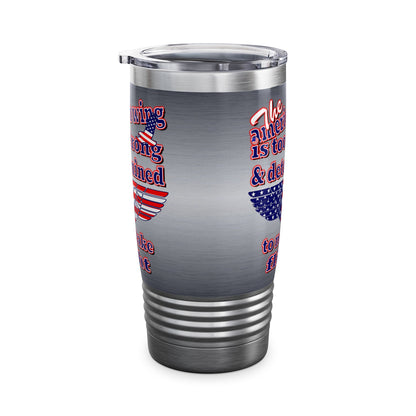 american wing - Ringneck Tumbler, 20oz (brushed nickel)