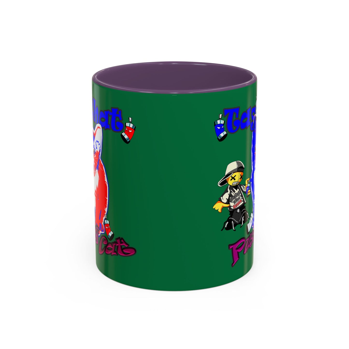 tag that - Accent Mug (dark green)