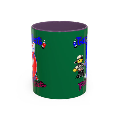 tag that - Accent Mug (dark green)