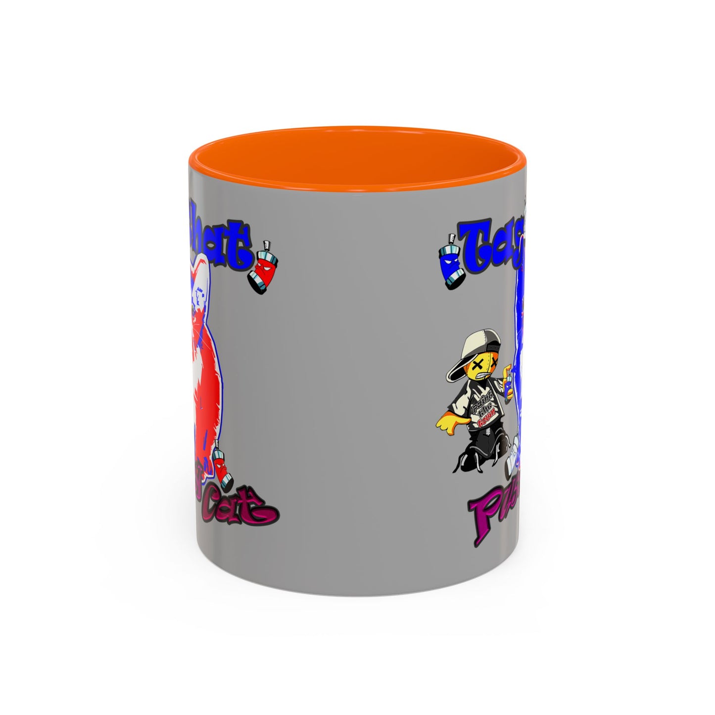 tag that - Accent Mug (light grey)