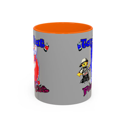 tag that - Accent Mug (light grey)