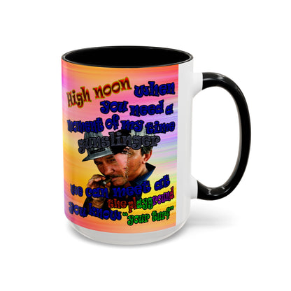 high noon - Accent Mug (color blur)
