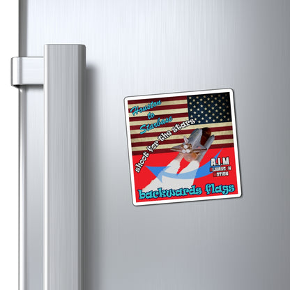 shoot for the stars - Magnets - (red)