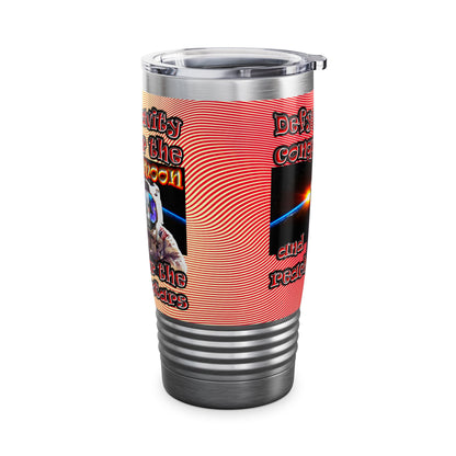 defy conquer reach - Ringneck Tumbler, 20oz (yellow-orange wave)