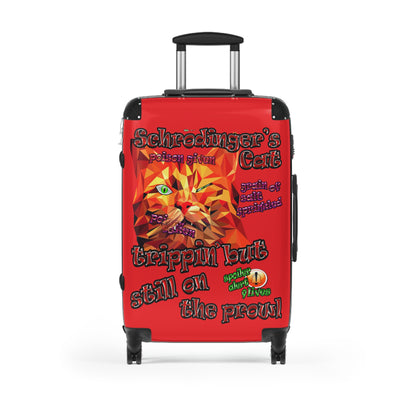 schrodinger's cat - Suitcase (red)
