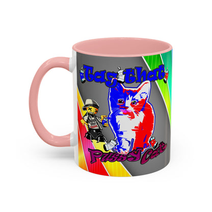 tag that - Accent Mug (rainbow split)