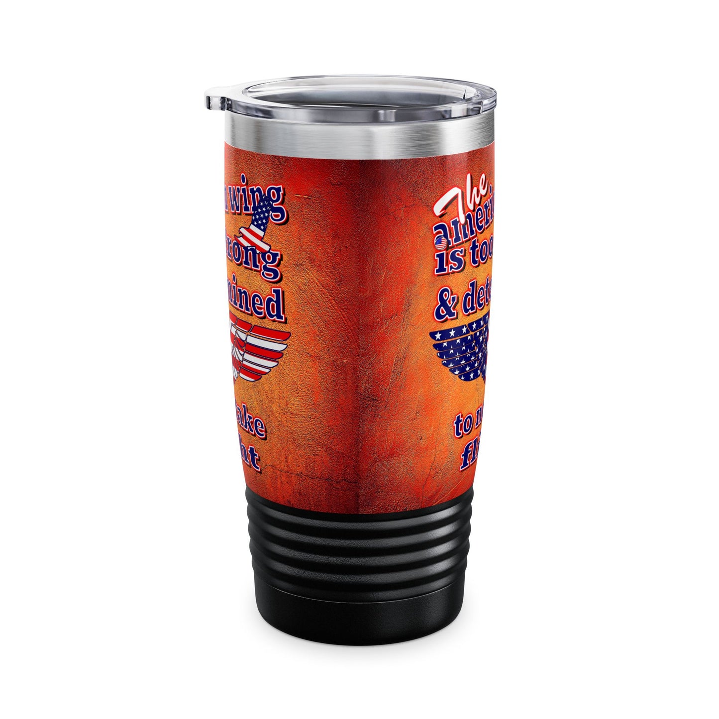 american wing - Ringneck Tumbler, 20oz (burnt orange)