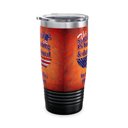 american wing - Ringneck Tumbler, 20oz (burnt orange)