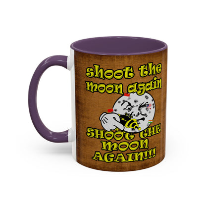 shoot the moon again - Accent Mug (brown papyrus)
