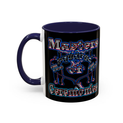 em cee squared - Accent Mug (black)