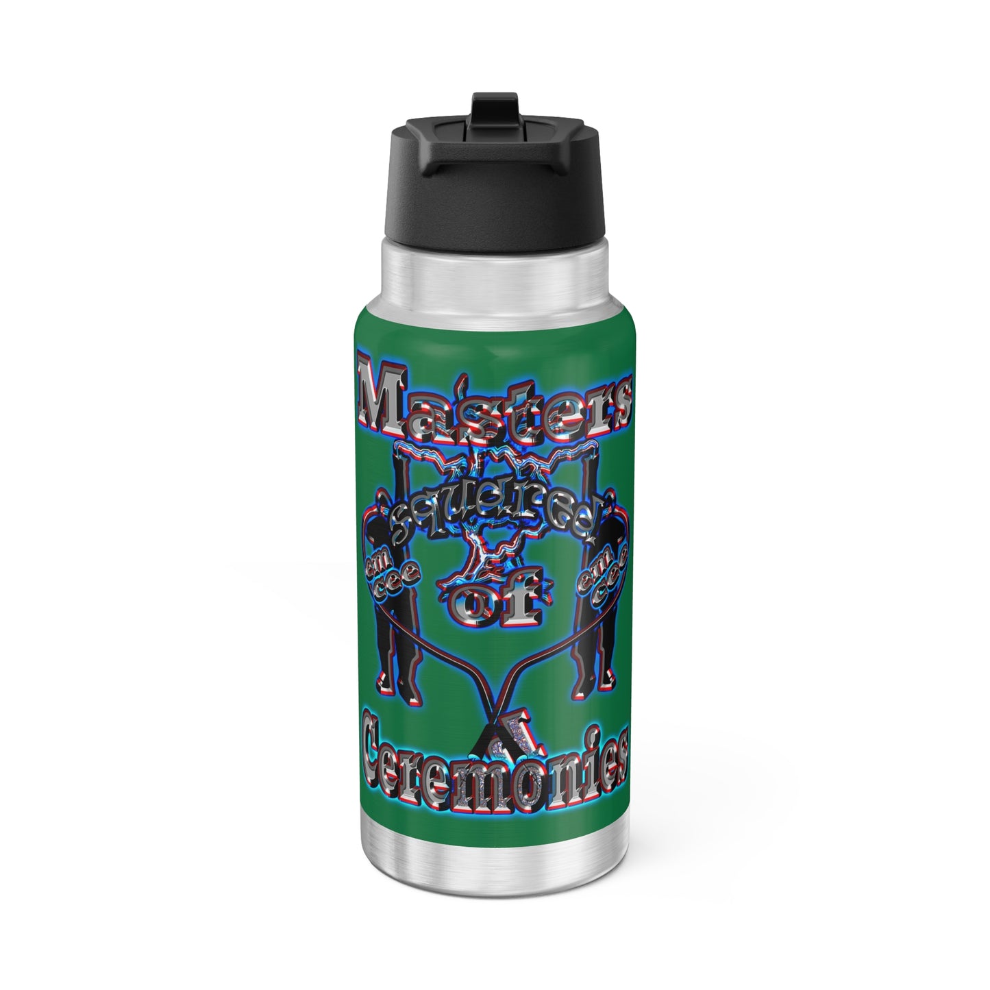 em cee squared - Gator Tumbler, 32oz (dark green)