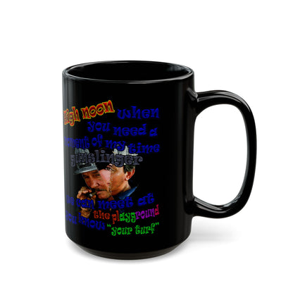 high noon - Black Mug (black)