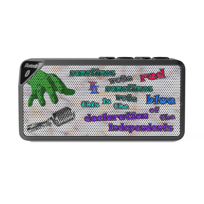 declaration of the independents - Jabba Bluetooth Speaker (white marble)