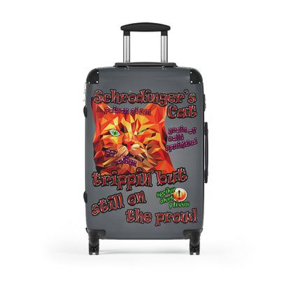 schrodinger's cat - Suitcase (grey-light grey)
