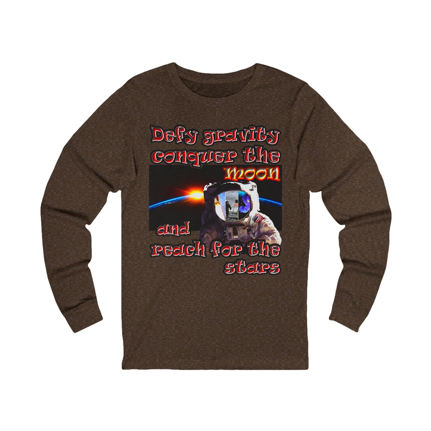 defy conquer reach - Unisex Jersey Long Sleeve Tee