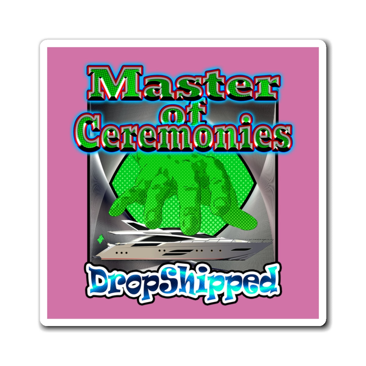 logo - Magnets - (light pink)