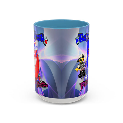 tag that - Accent Mug (grey-pink wave)