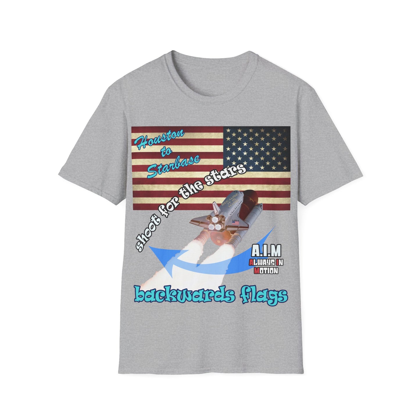 shoot for the stars - Unisex Softstyle T-Shirt