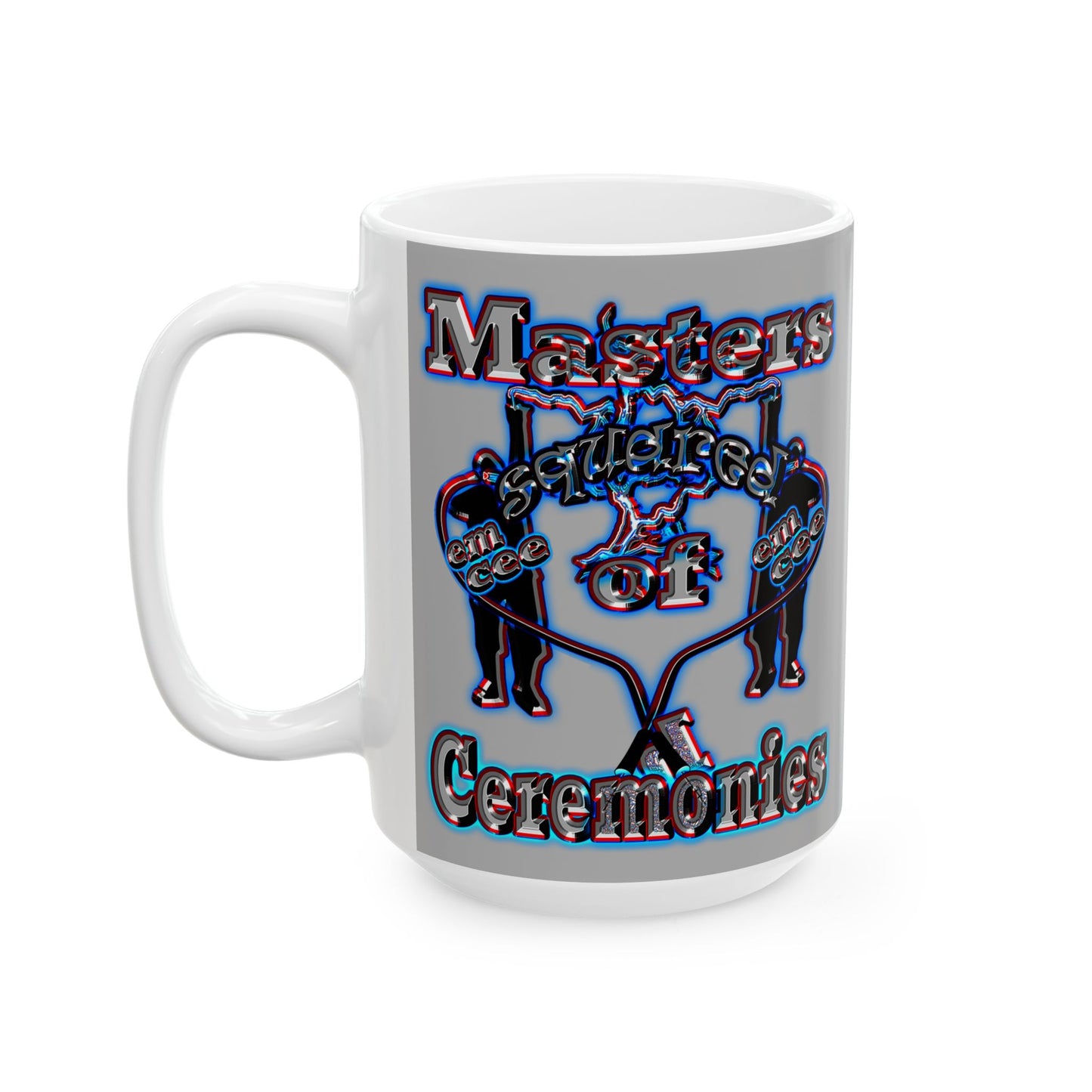 em cee squared - White Mug (light grey)