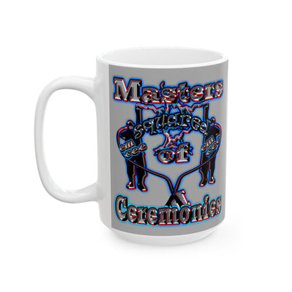 em cee squared - White Mug (light grey)