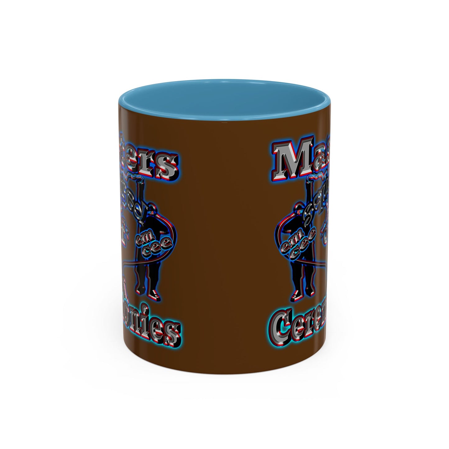 em cee squared - Accent Mug (brown)