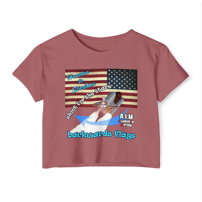 shoot for the stars - Women's Festival Crop Top