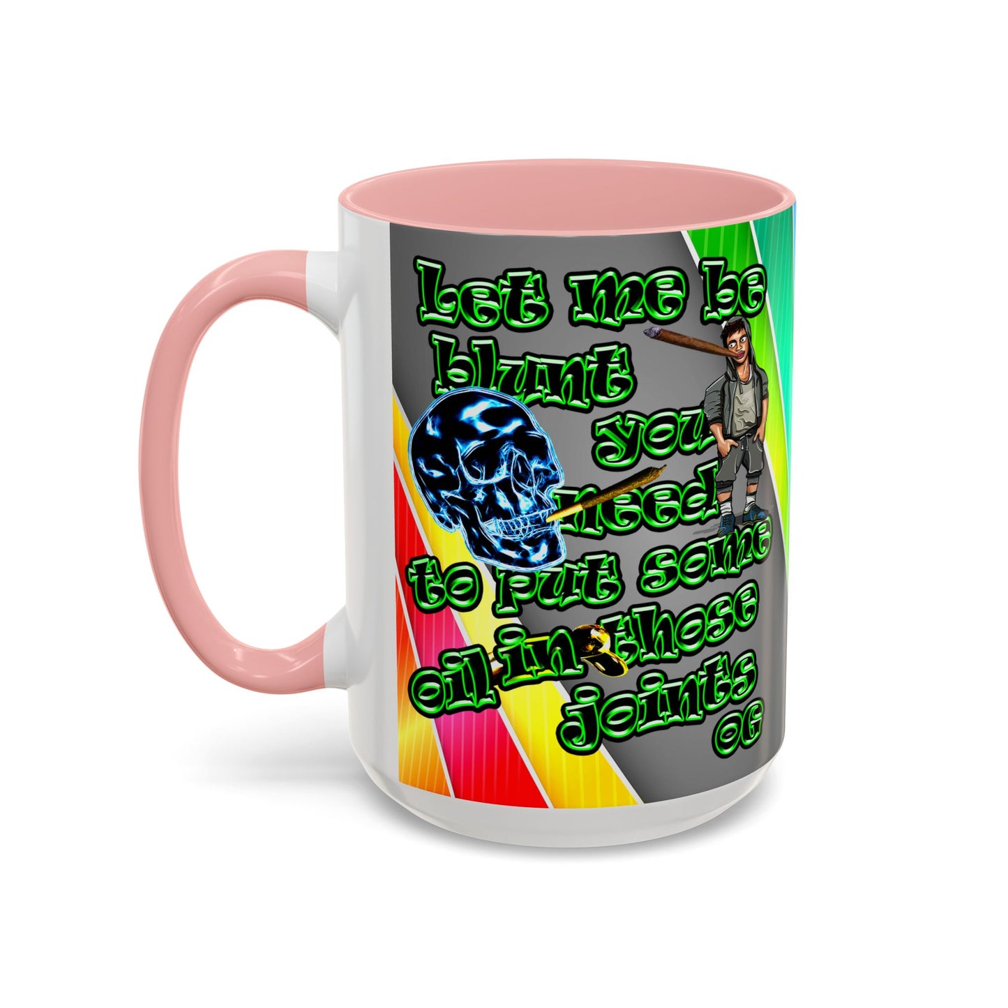 og - Accent Mug (rainbow split)