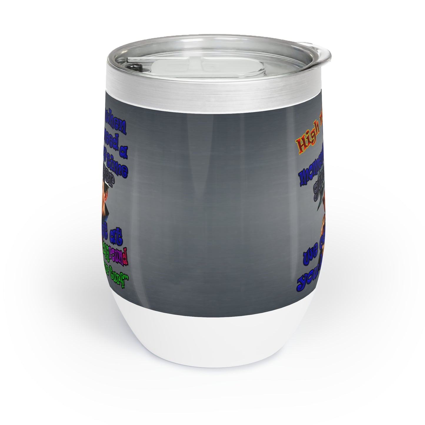 high noon - Chill Wine Tumbler (grey-light grey)