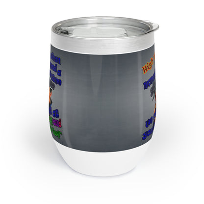 high noon - Chill Wine Tumbler (grey-light grey)