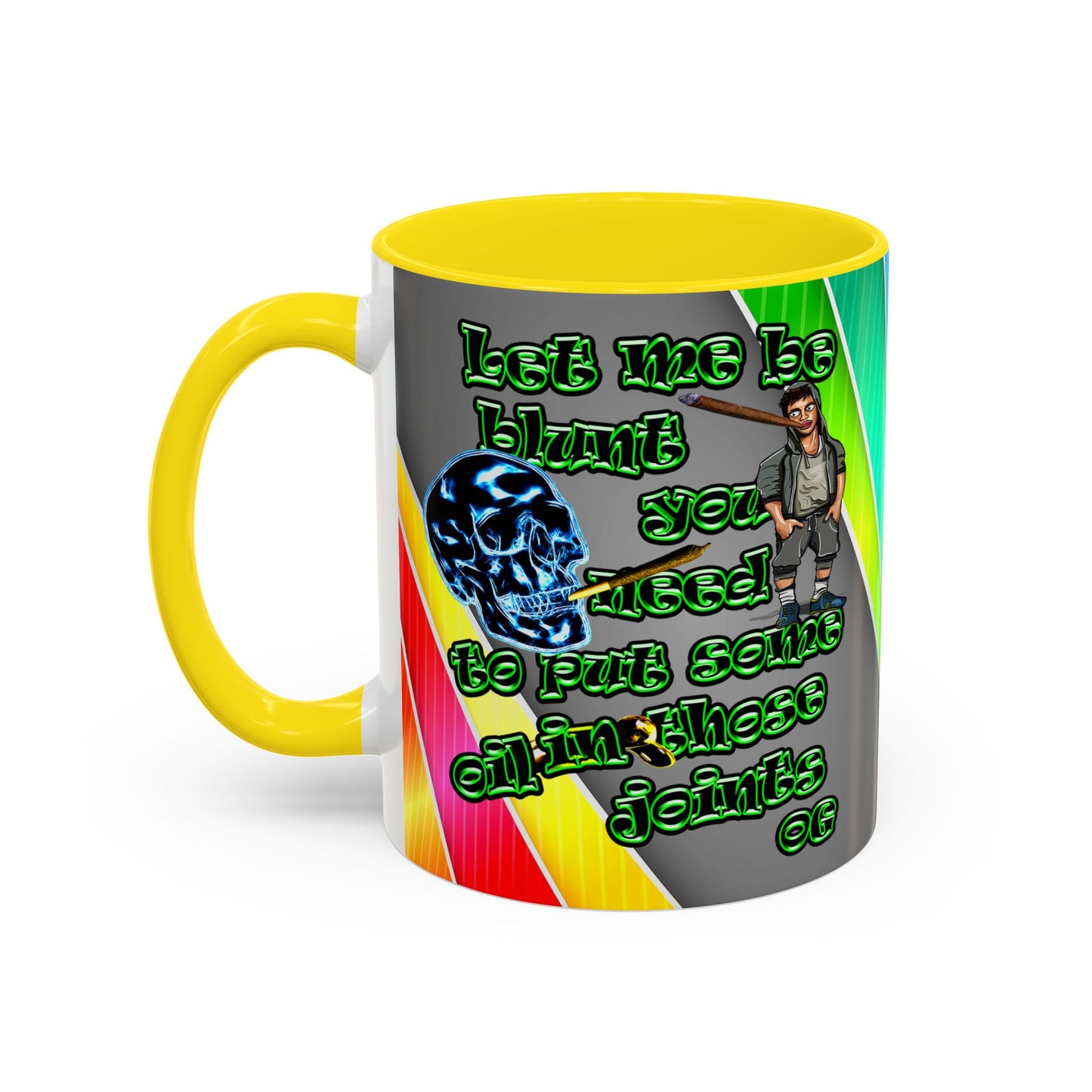 og - Accent Mug (rainbow split)