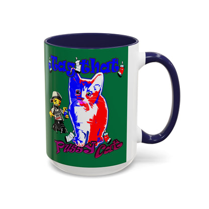 tag that - Accent Mug (dark green)