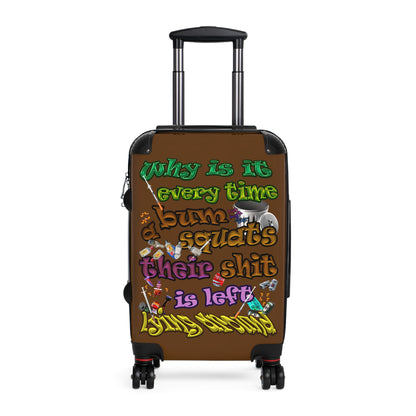 the bum's shit - Suitcase (brown)