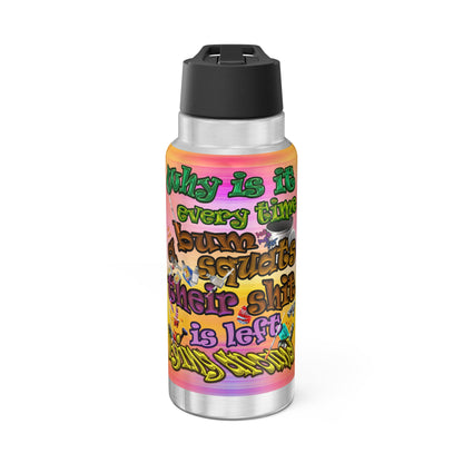 the bum's shit - Gator Tumbler, 32oz (color blur)