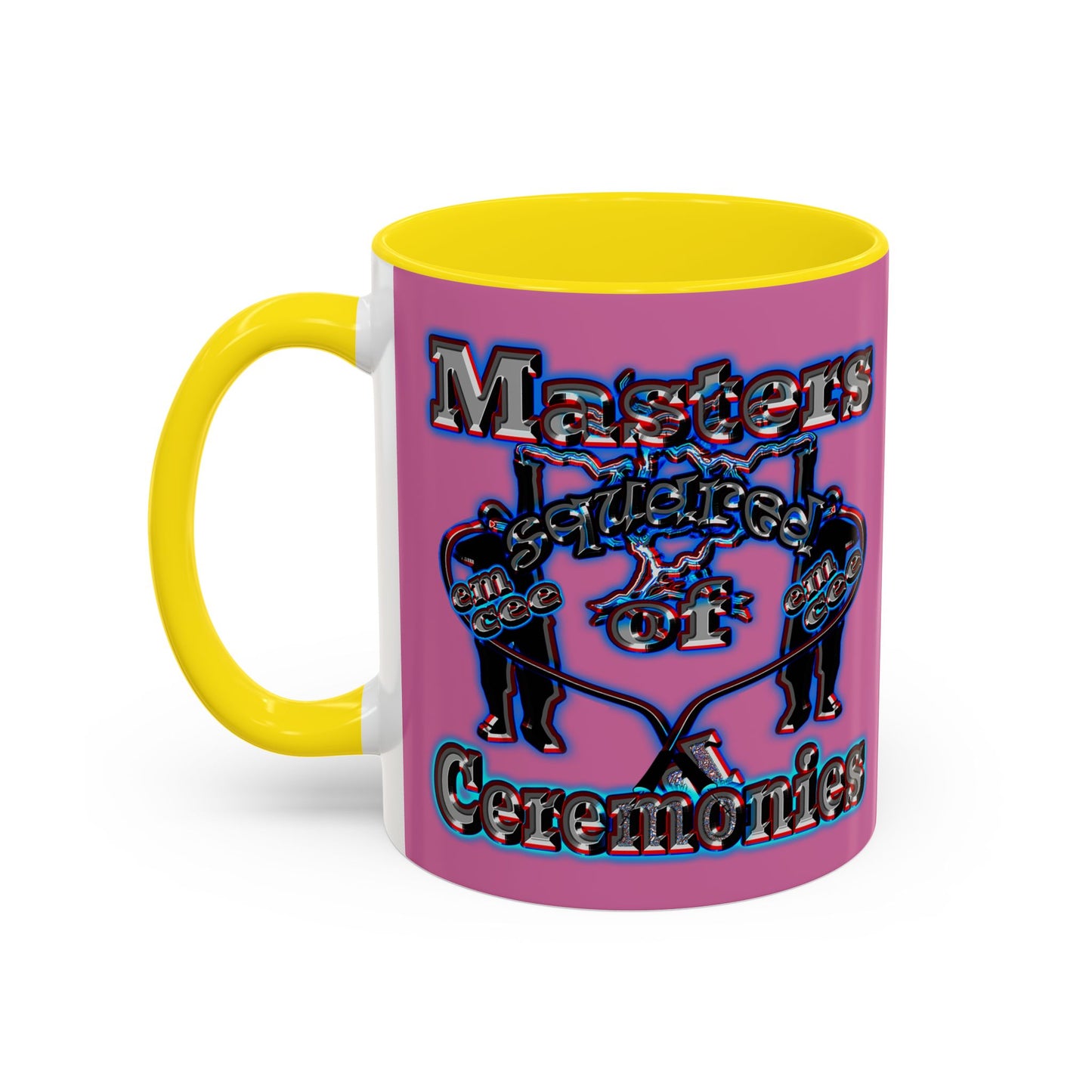 em cee squared - Accent Mug (light pink)