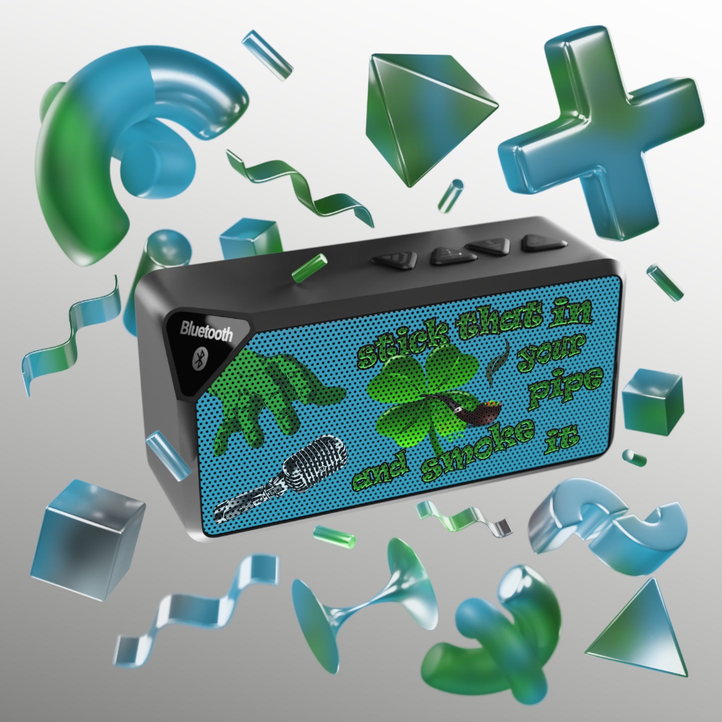 stick that in your pipe and smoke it - Jabba Bluetooth Speaker (turquoise)