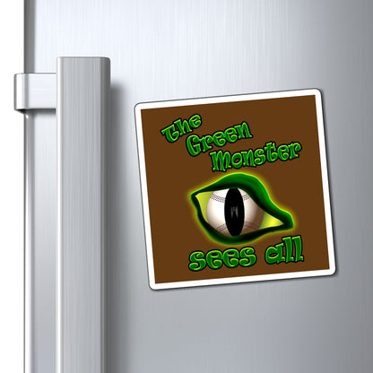 green monster - Magnets - (brown)