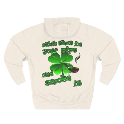 celtics logo - Three-Panel Fleece Hoodie