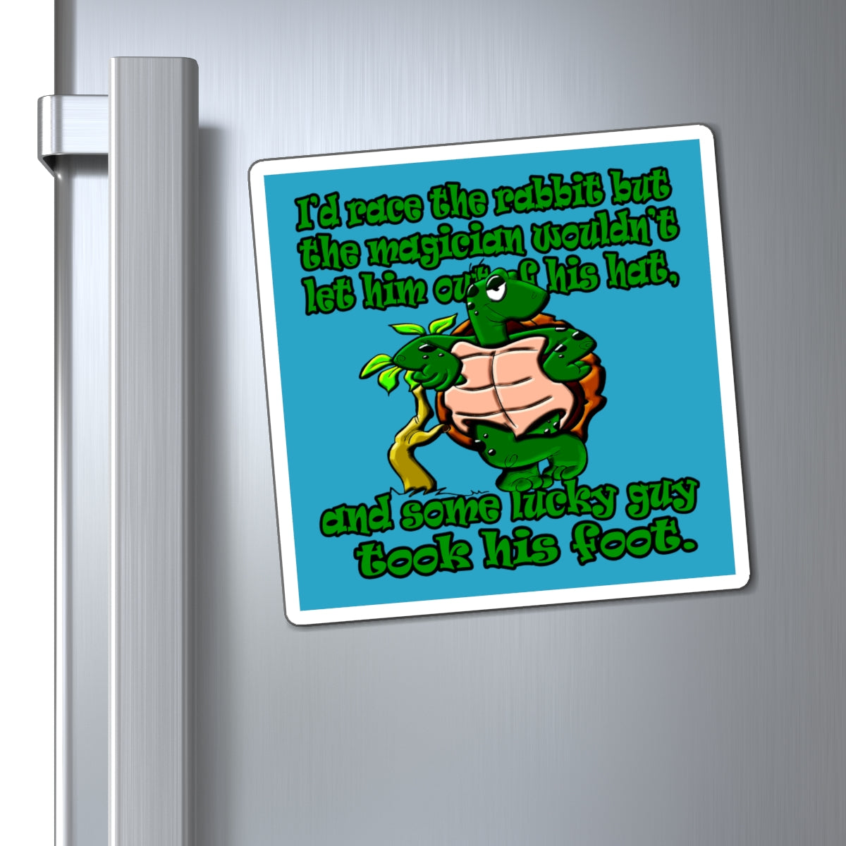 turtle race - Magnets - (turquoise)
