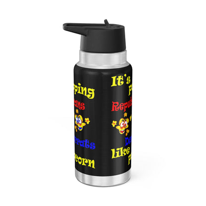 popping like popcorn - Gator Tumbler, 32oz (black)