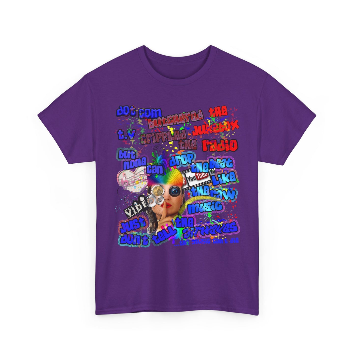 drop the beat - Unisex Heavy Cotton Tee