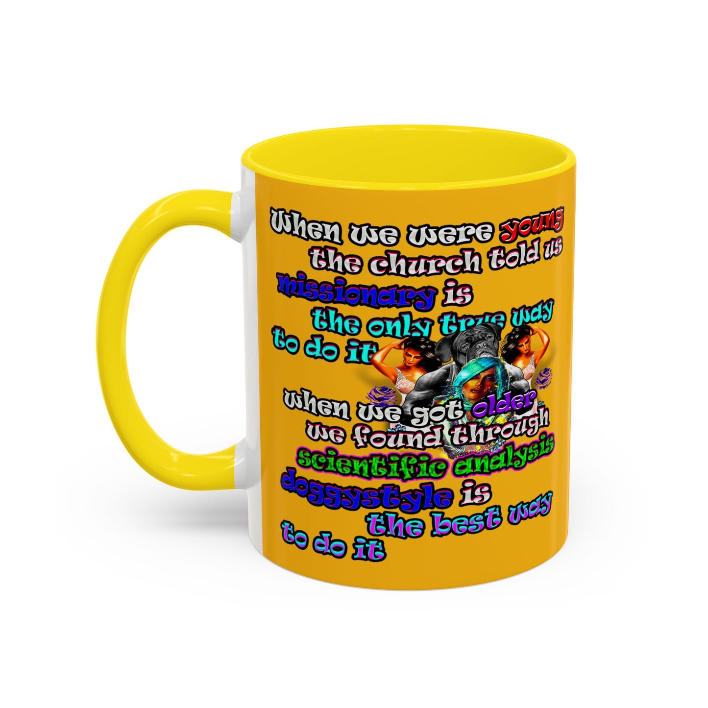 doggystyle - Accent Mug (yellow)