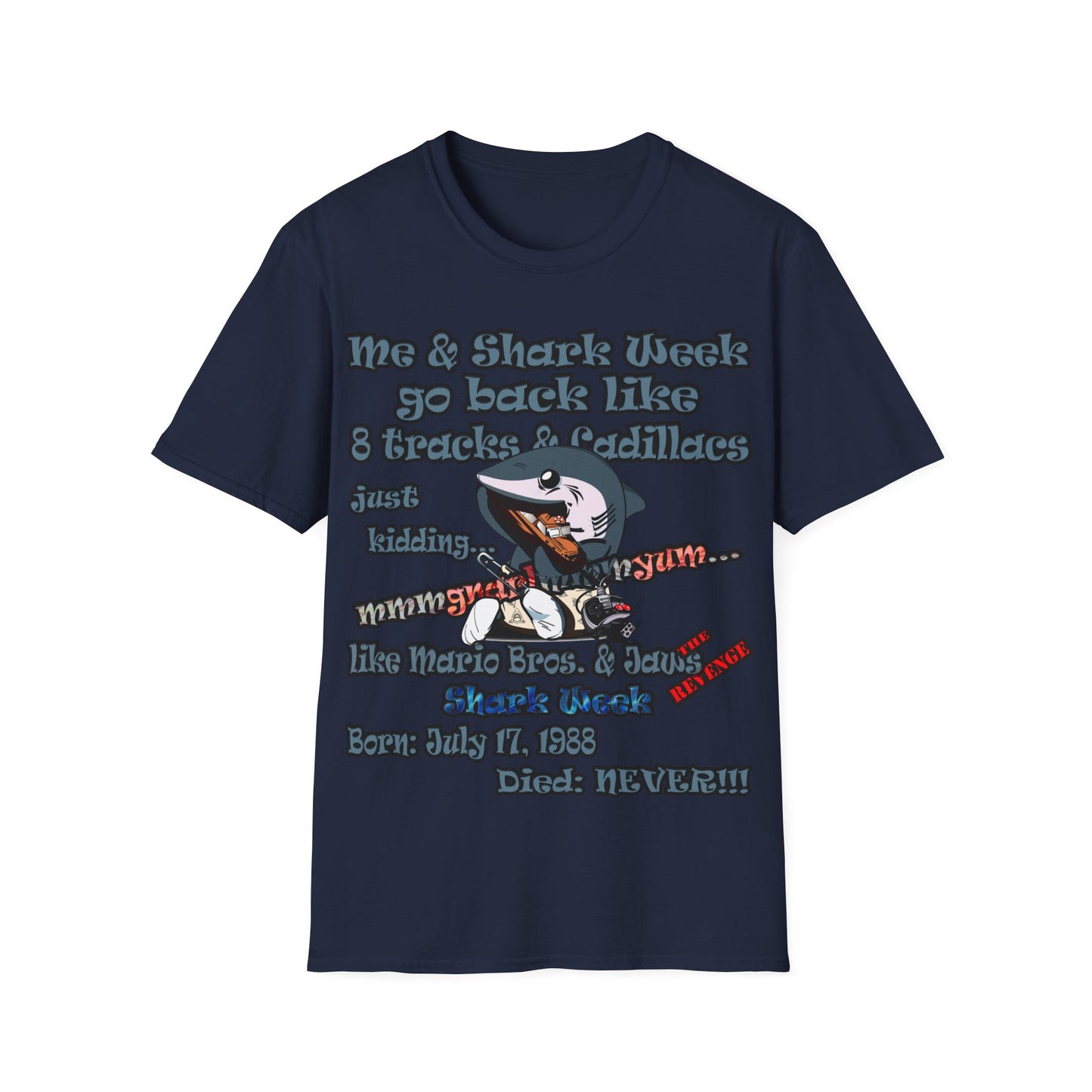 shark week - Unisex Softstyle T-Shirt