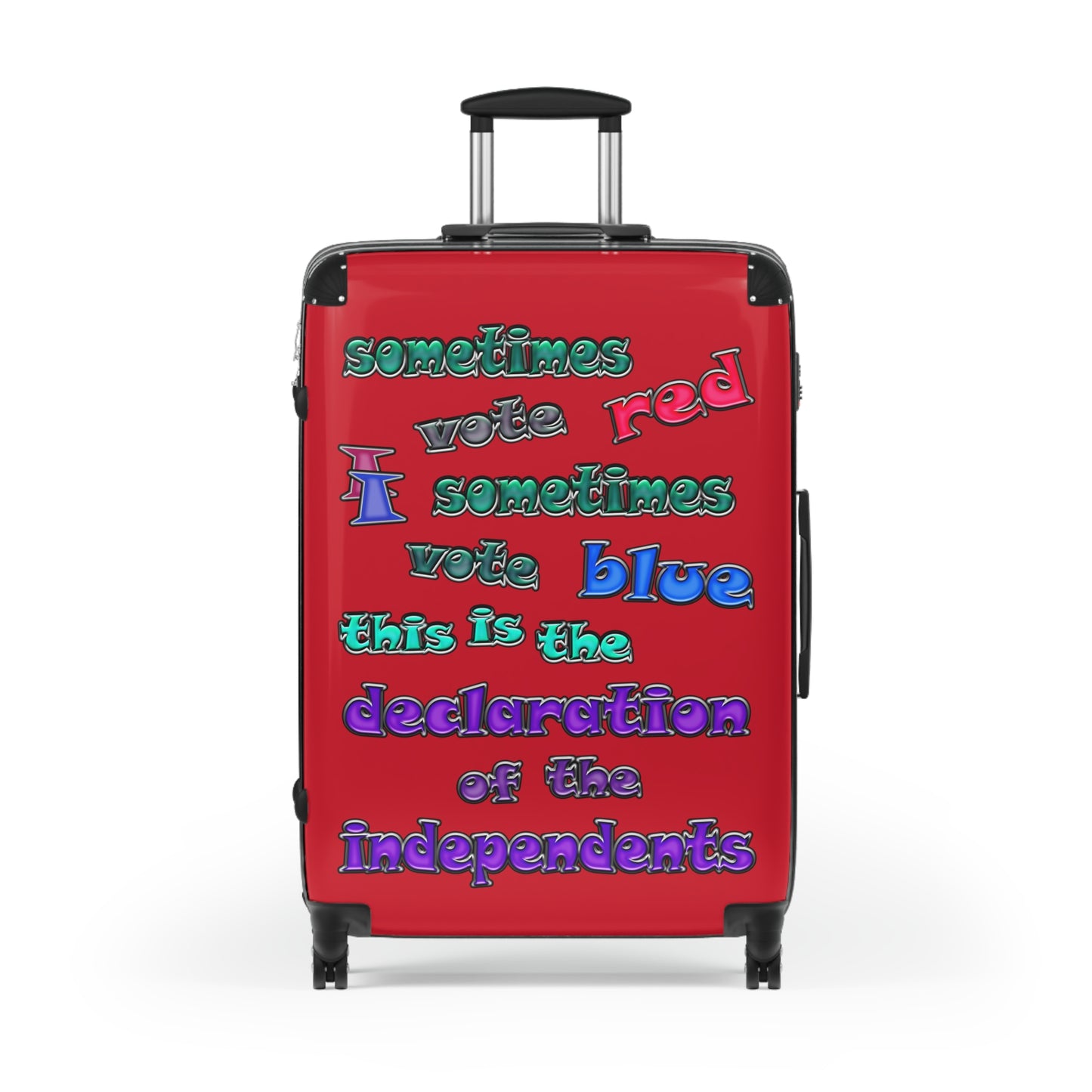 declaration of the independents - Suitcase (dark red)